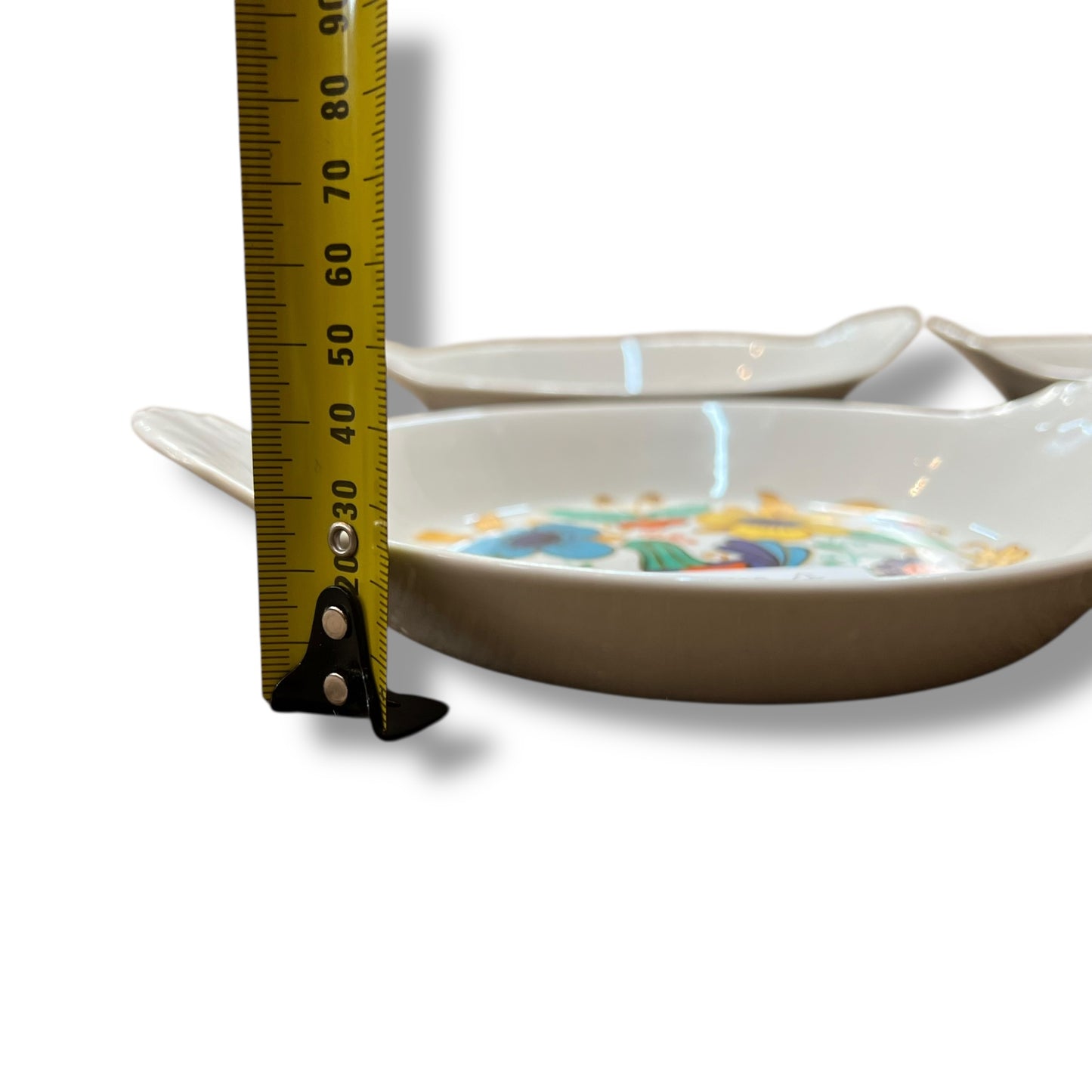 Porcelaines Champs-Élysées France Floral Dish set of 4