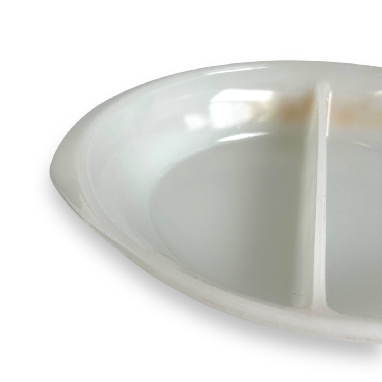 Crown Pyrex Two-Part Serving Dish - Floral Design