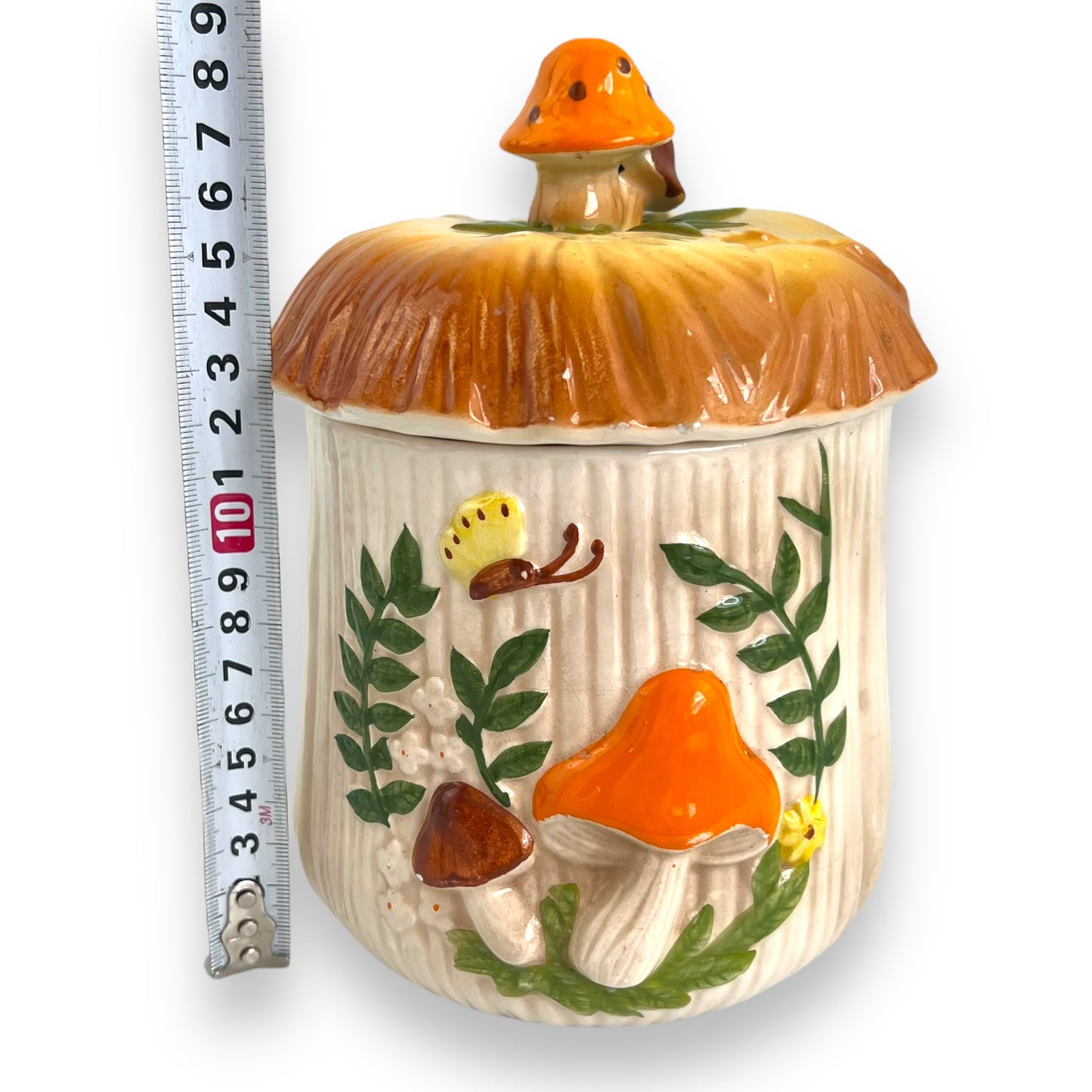 Merry Mushroom Canister 18.5cm tall