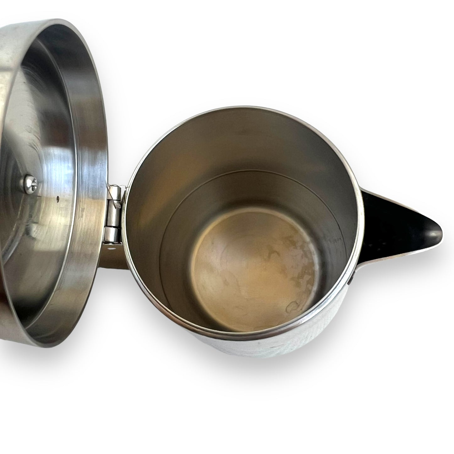 Lucky Wood 18-8 Stainless Steel Teapot – Wooden Handle, Made in Japan