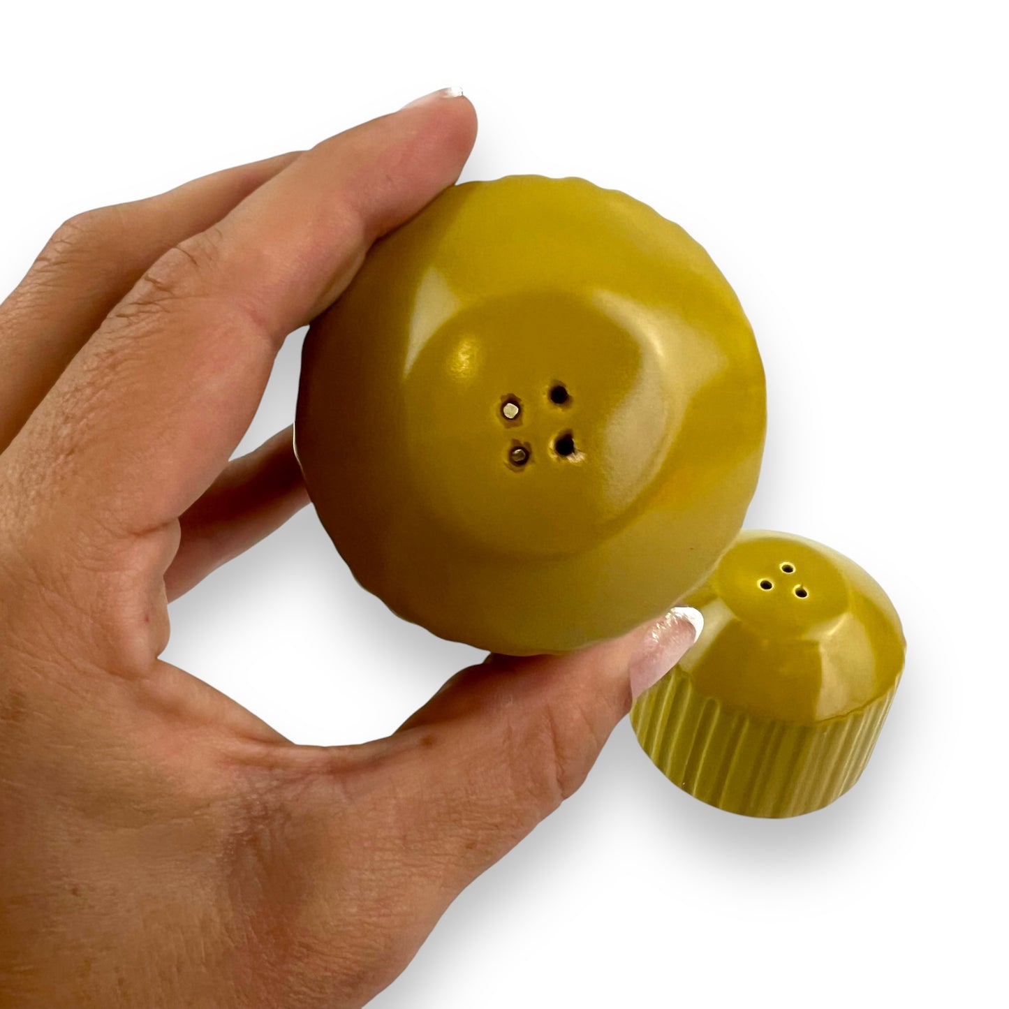 Mikasa Mustard Yellow Salt & Pepper Shaker Set