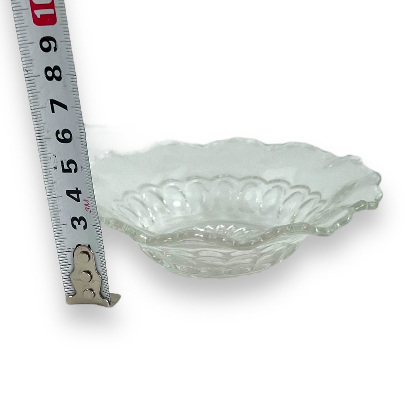 Round glass trinket dish bowl