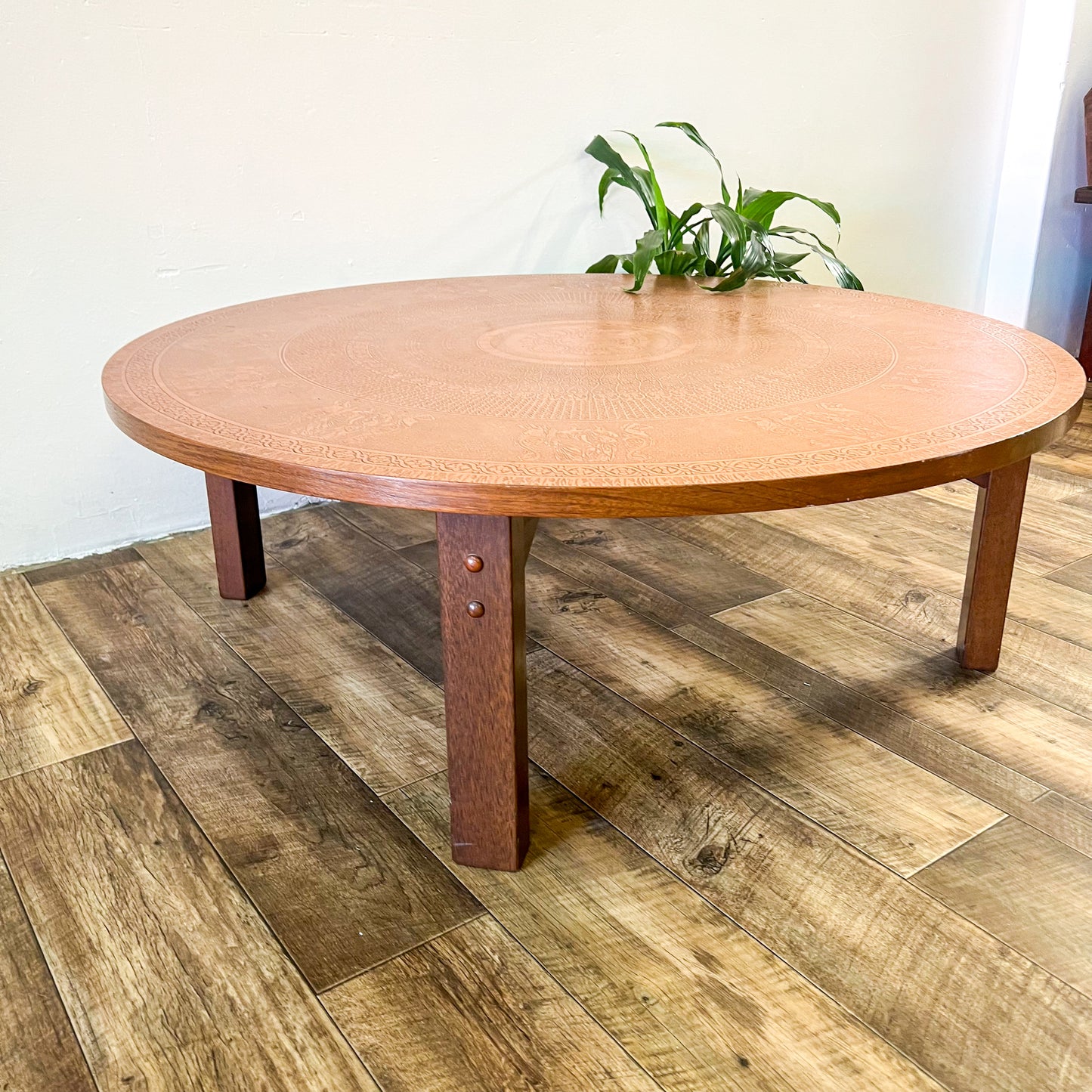 Copper Round Coffee Table