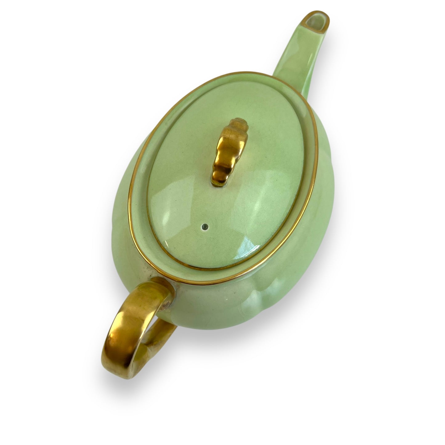 Corningware Green & Gold Teapot