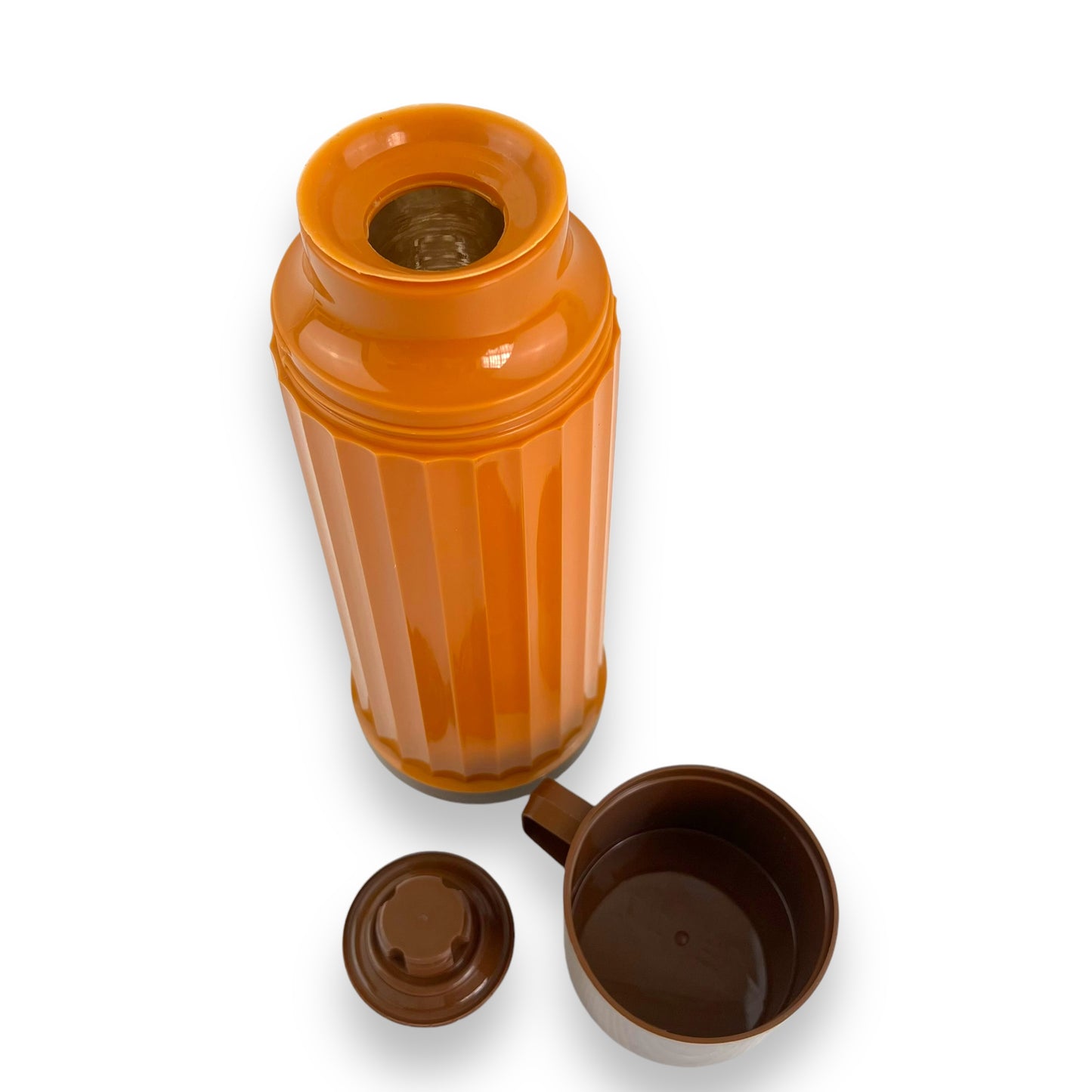 Aladdin Brown Plastic Thermos Vaccum Bottle