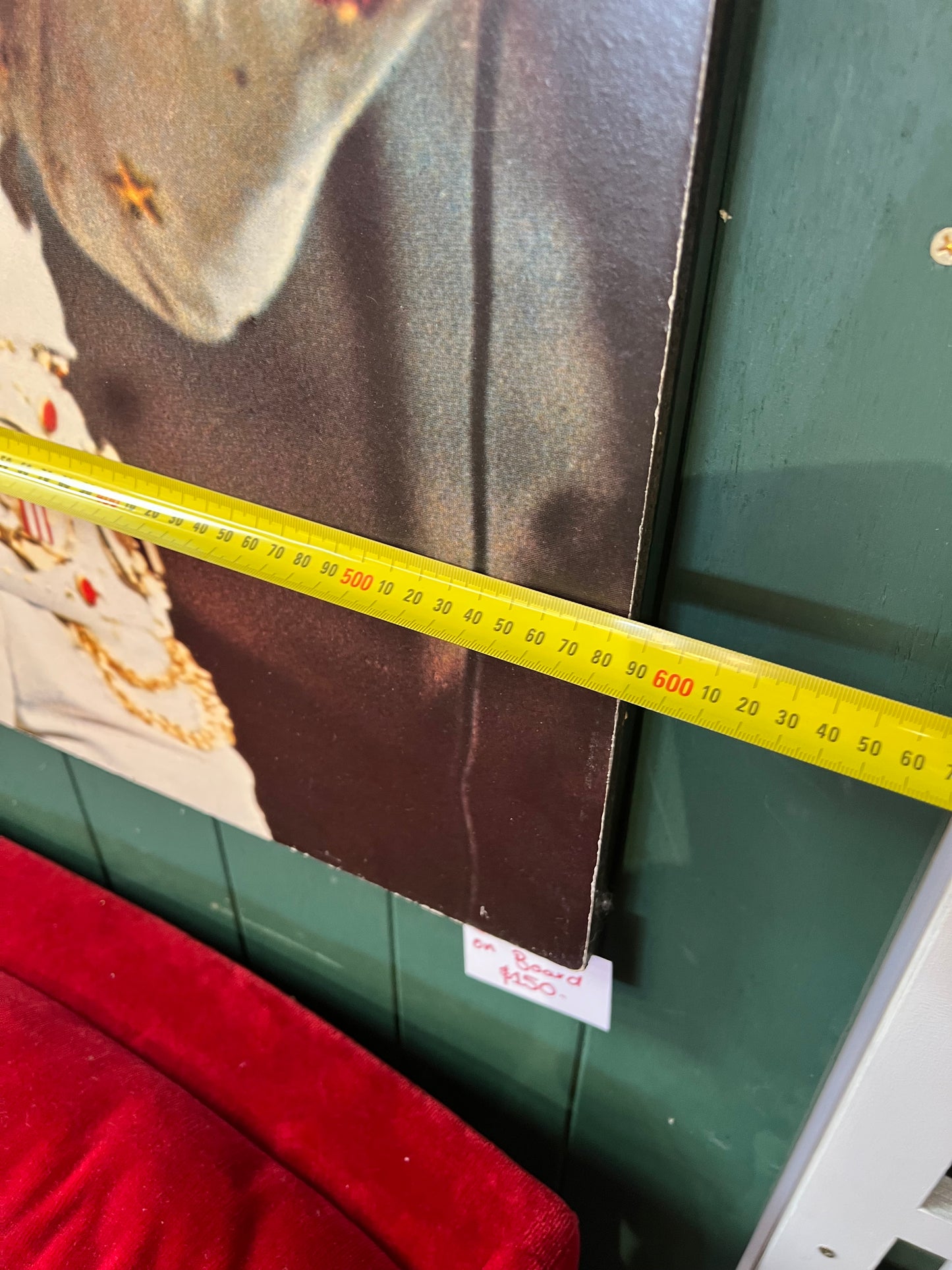 Elvis Presley Concert Photo Print on Board