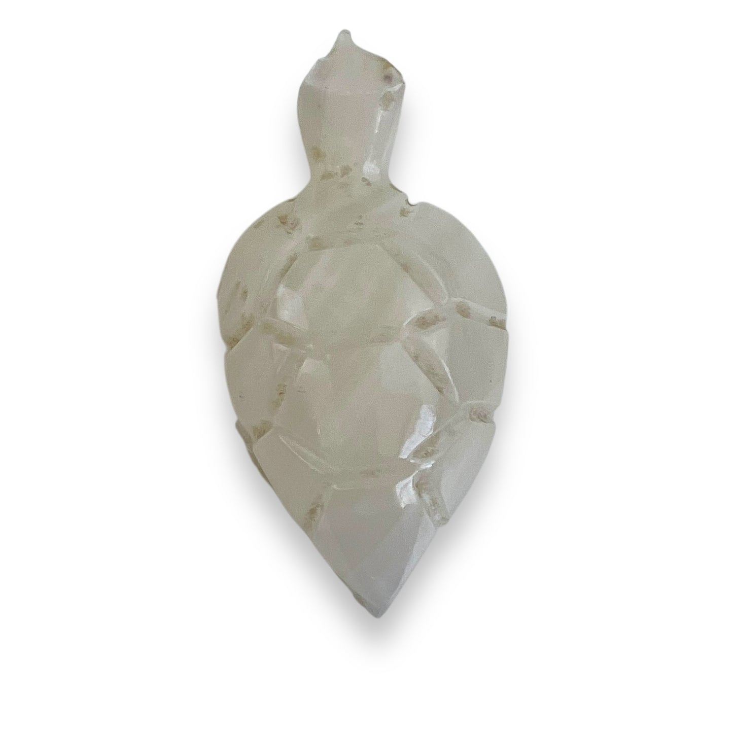 Stone carved turtle ornament statue