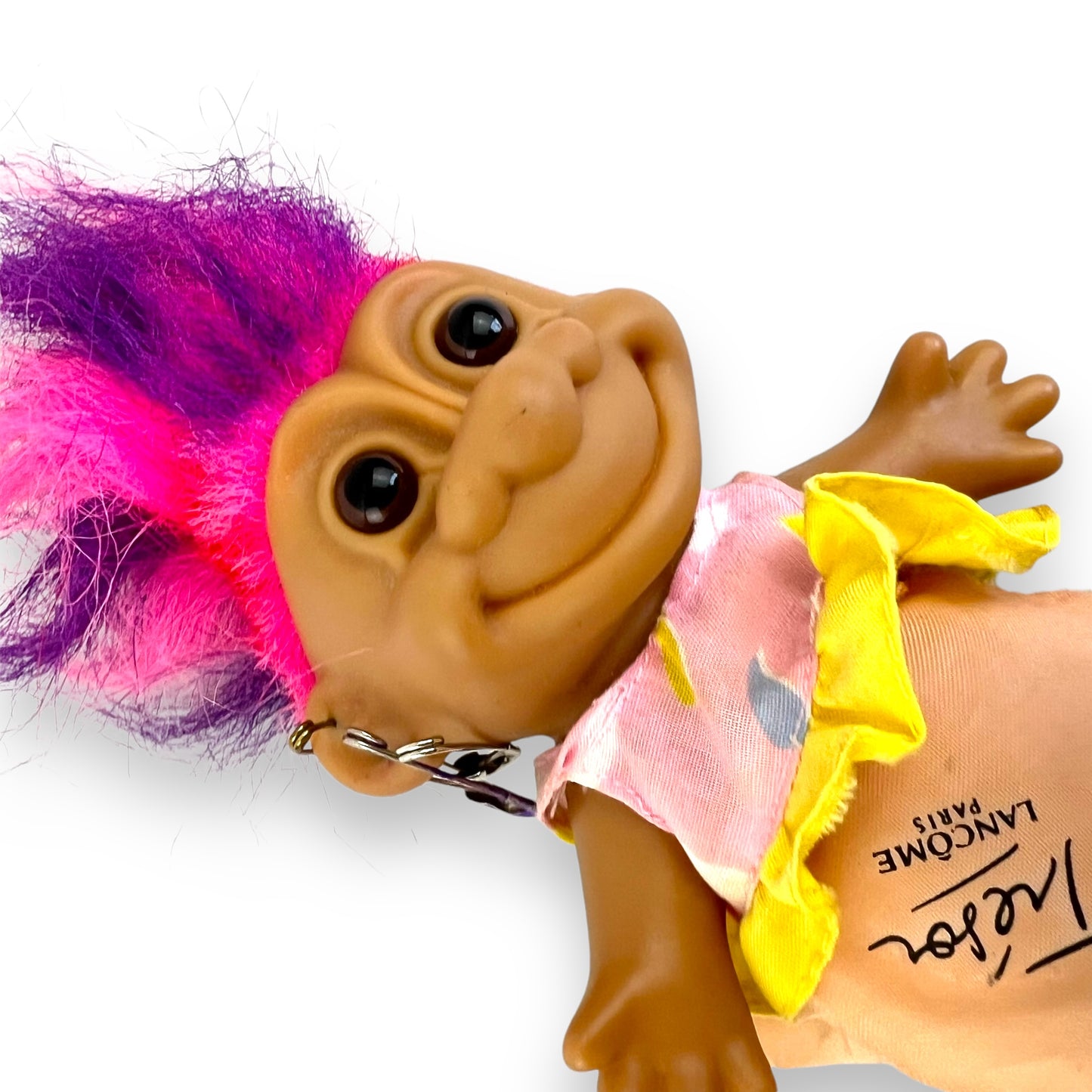 Troll Doll pink and purple hair