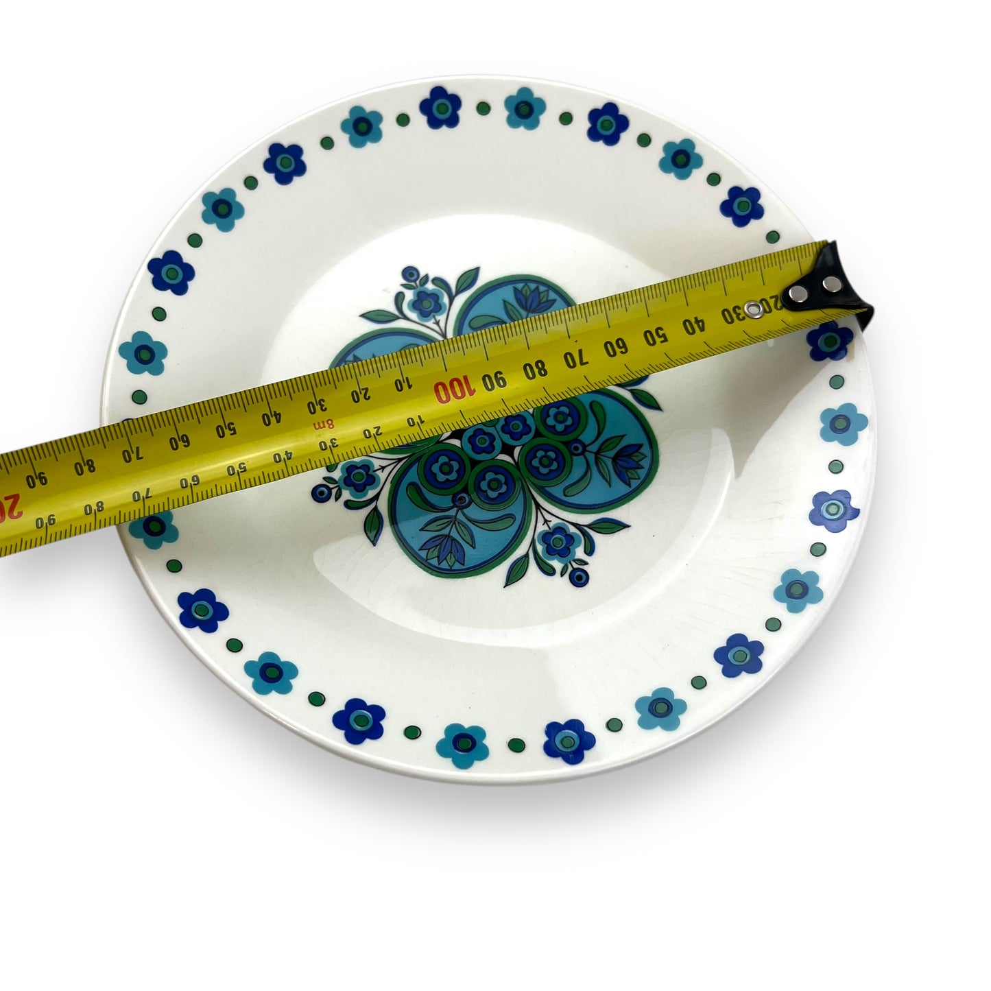 J & G Meakin Blue Floral Side Plate Set of 6