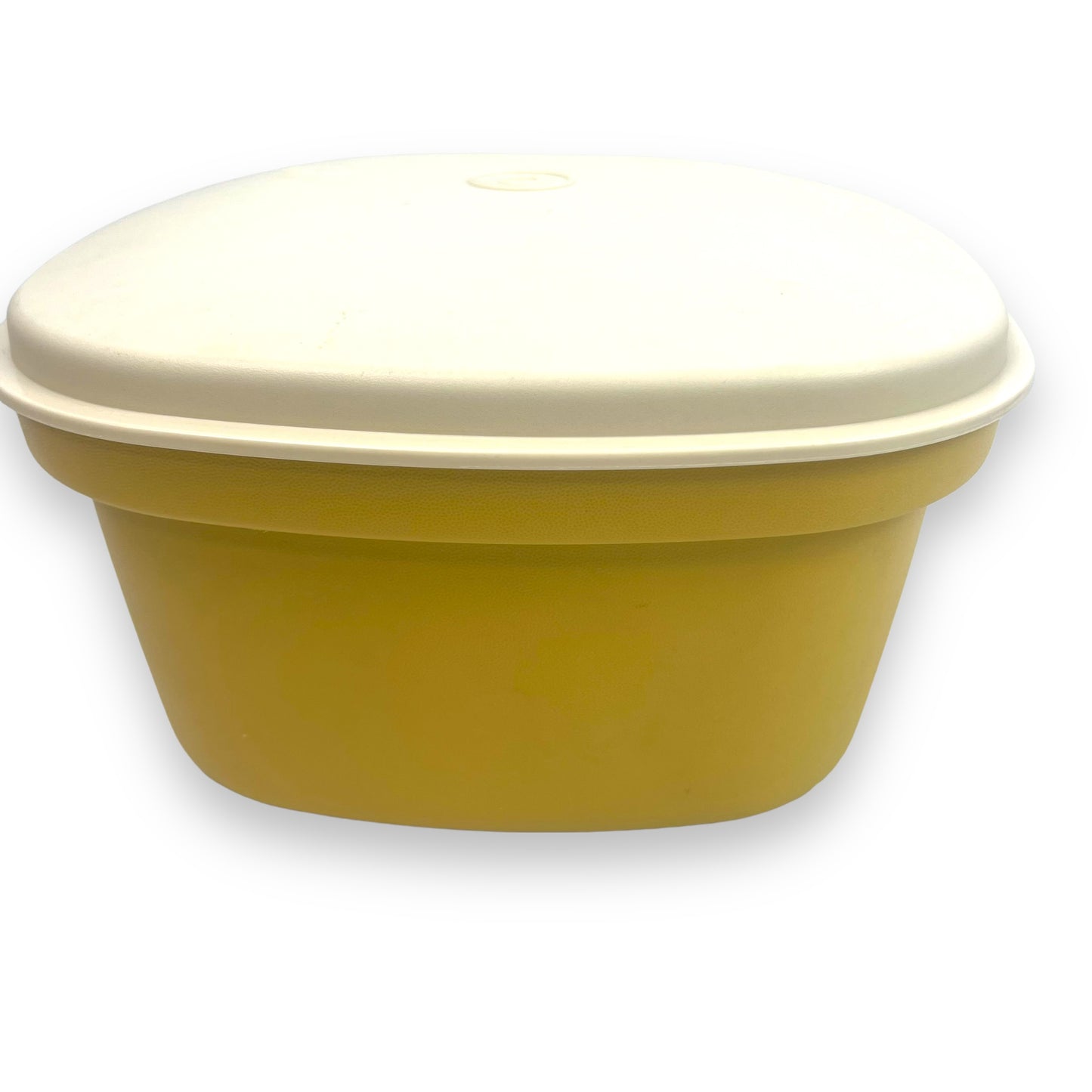 Tupperware Harvest Gold Microwave steamer container