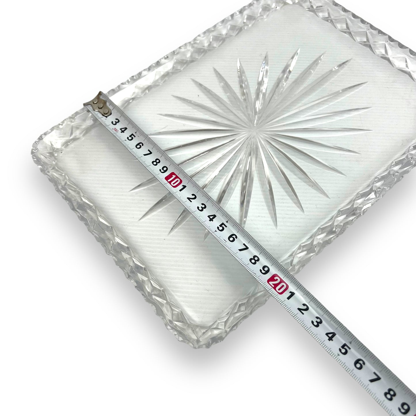 Glass Rectangle Jewellery Tray