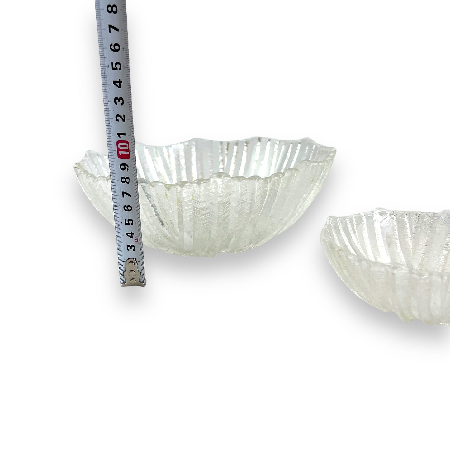 Ice Glass texture Bowl Large and small set