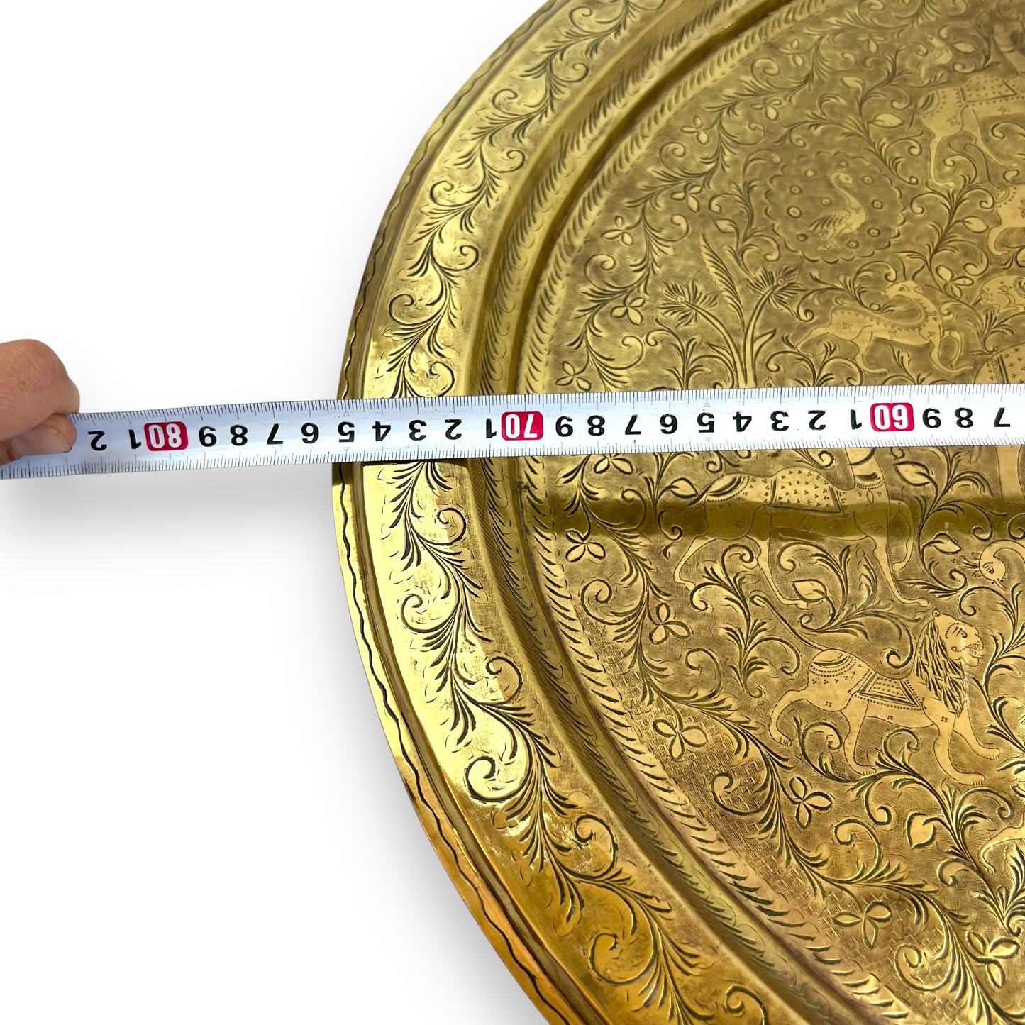 XL Brass Serving platter tray