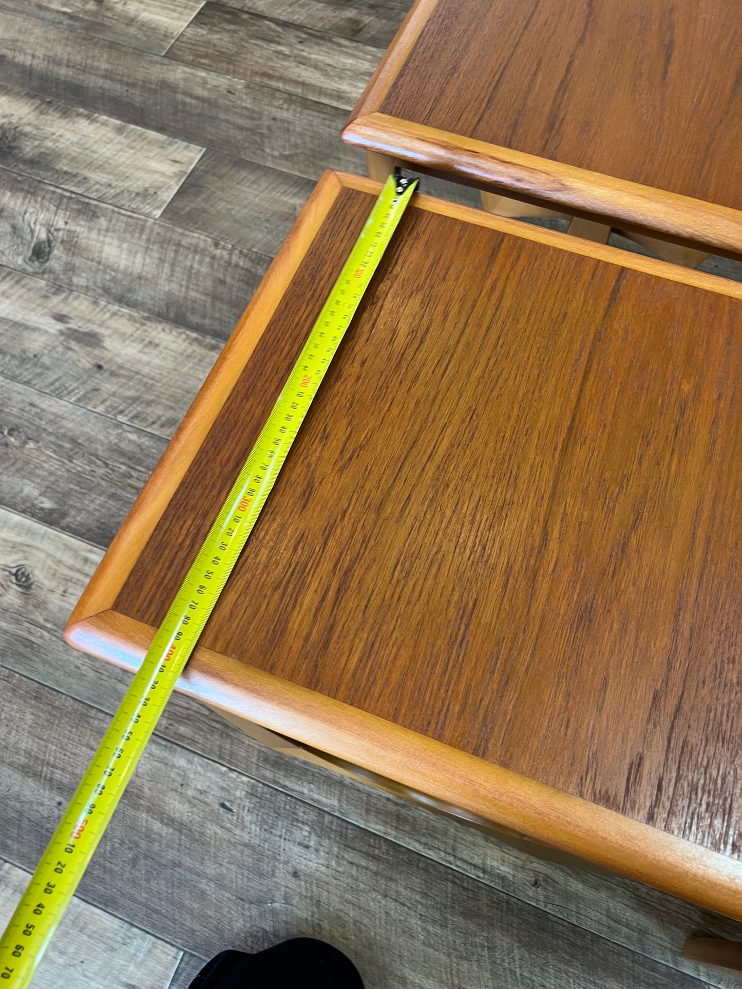 Kalmar Teak Nest of Three Coffee Tables