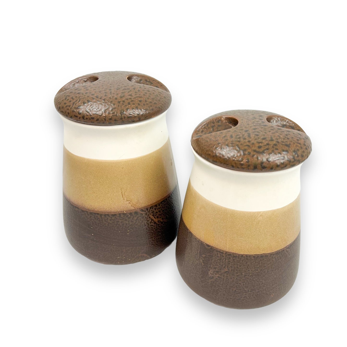 Ceramic Kitchen Storage Canister set with coffee bean shape lids.