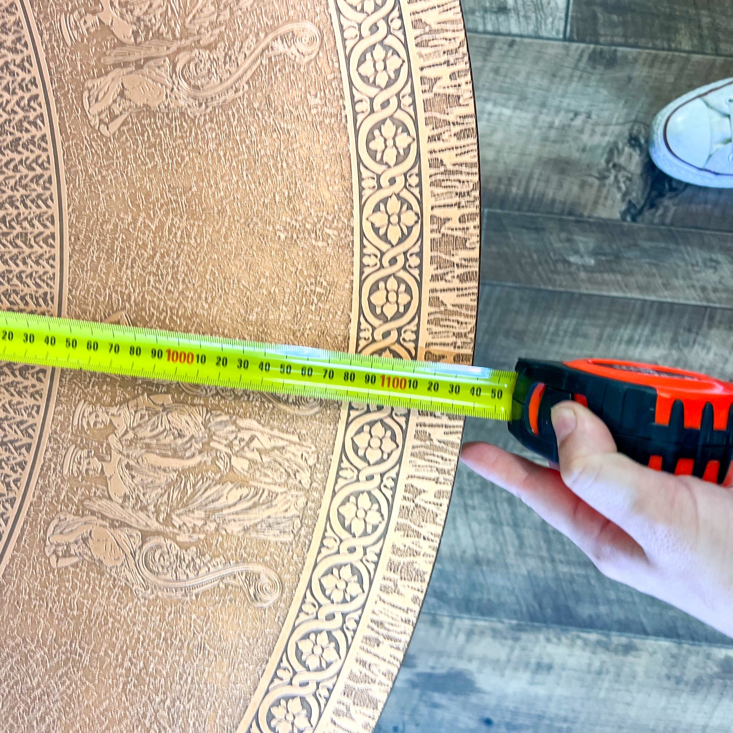 Copper Round Coffee Table