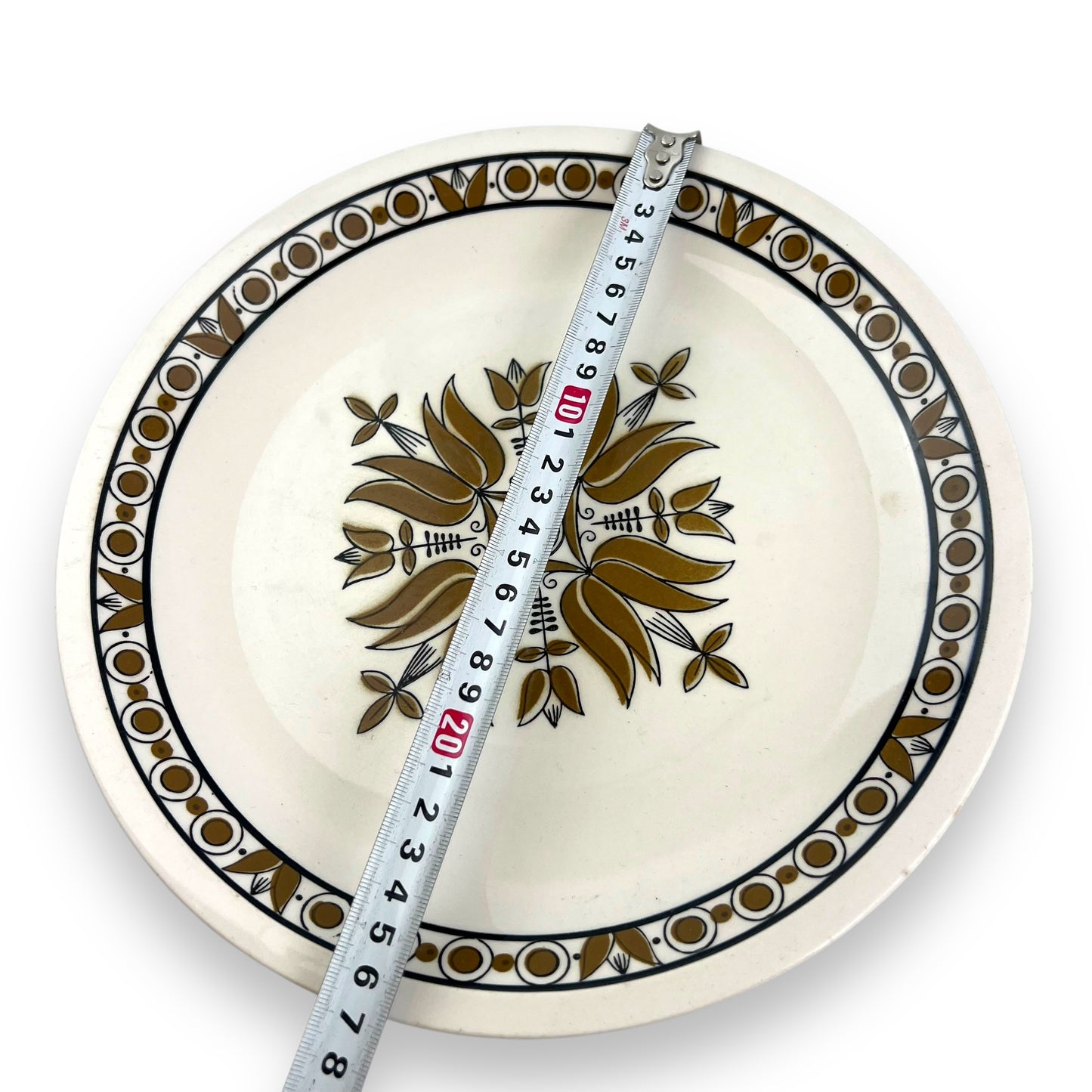 Mikasa Cera-Stone Dinner Plates - Centre Point D804 - Set of 2