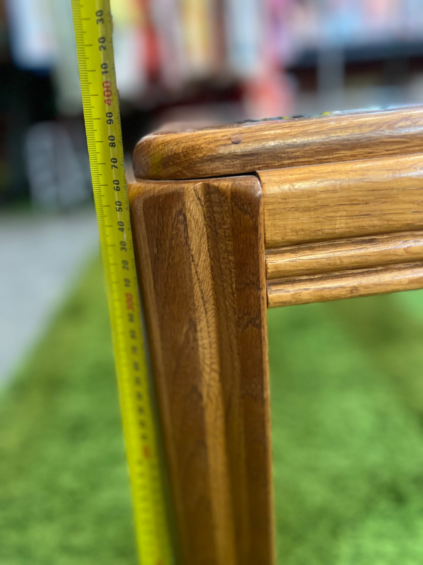 Smoked Glass & Timber Coffee Table