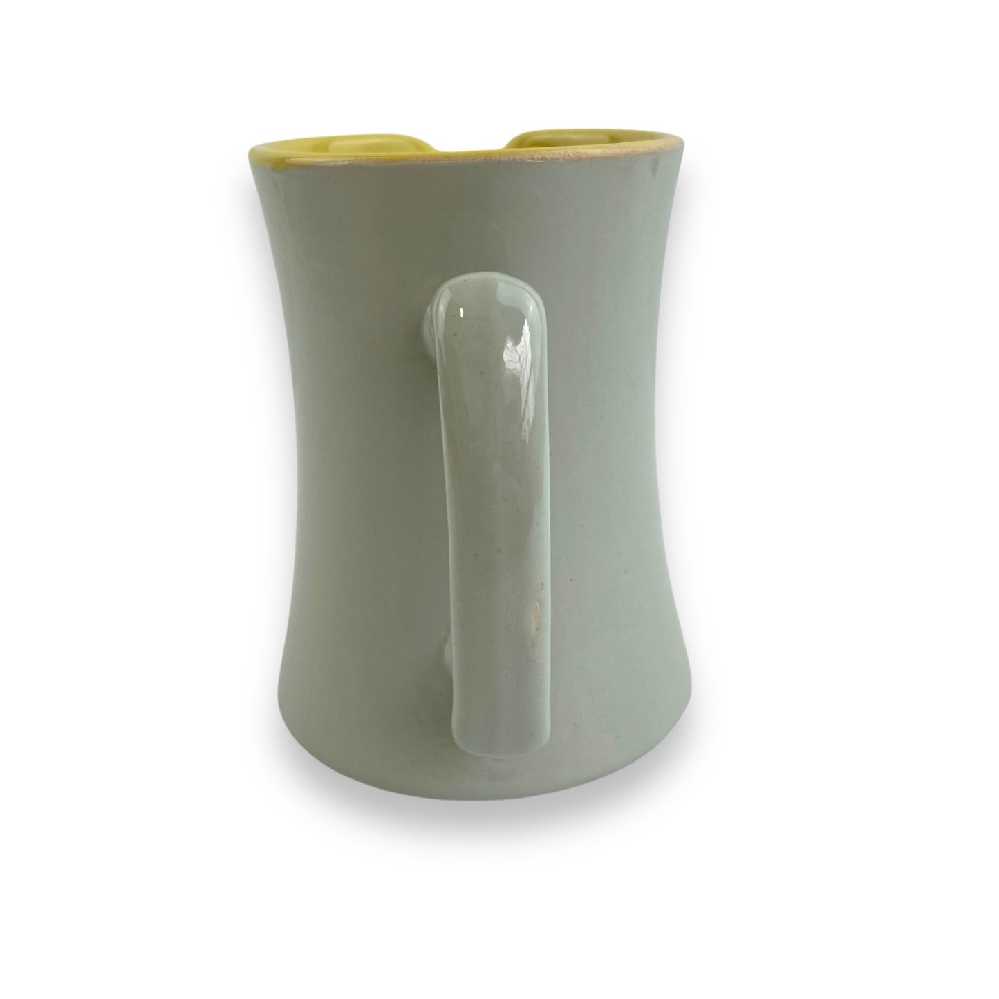 Grey & Yellow Ceramic Jug