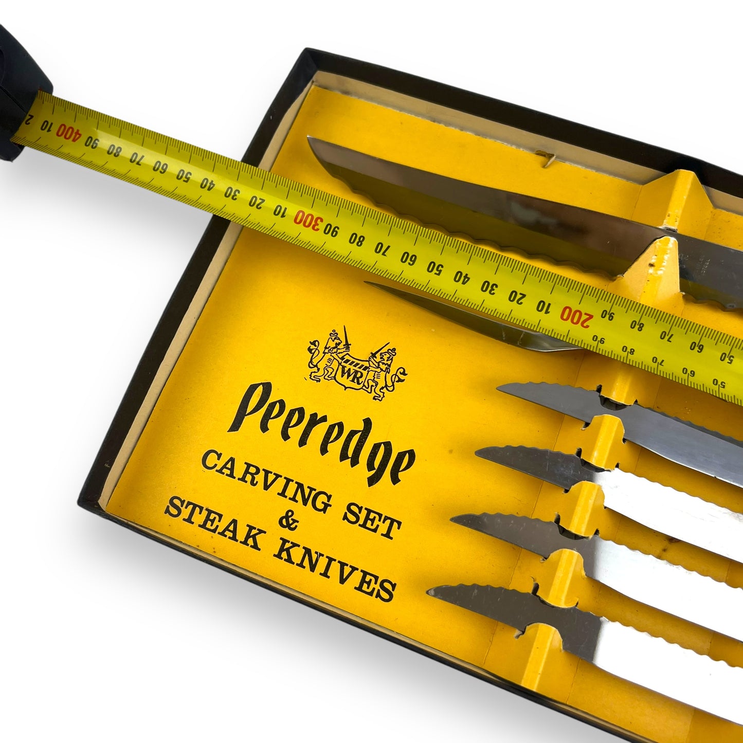 Peeredge Sheffield Stainless Steel Carving & Steak Knife Set