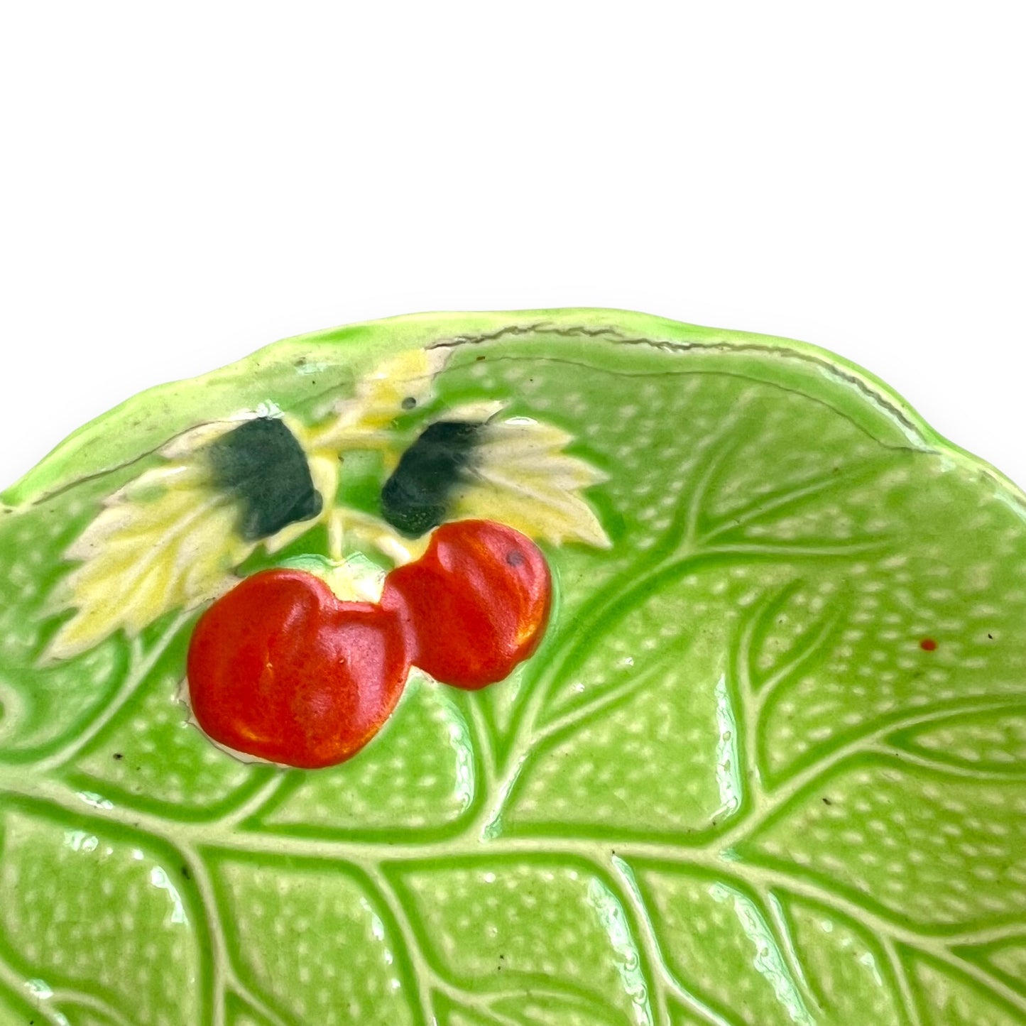 Green Cabbage Leaf Plate