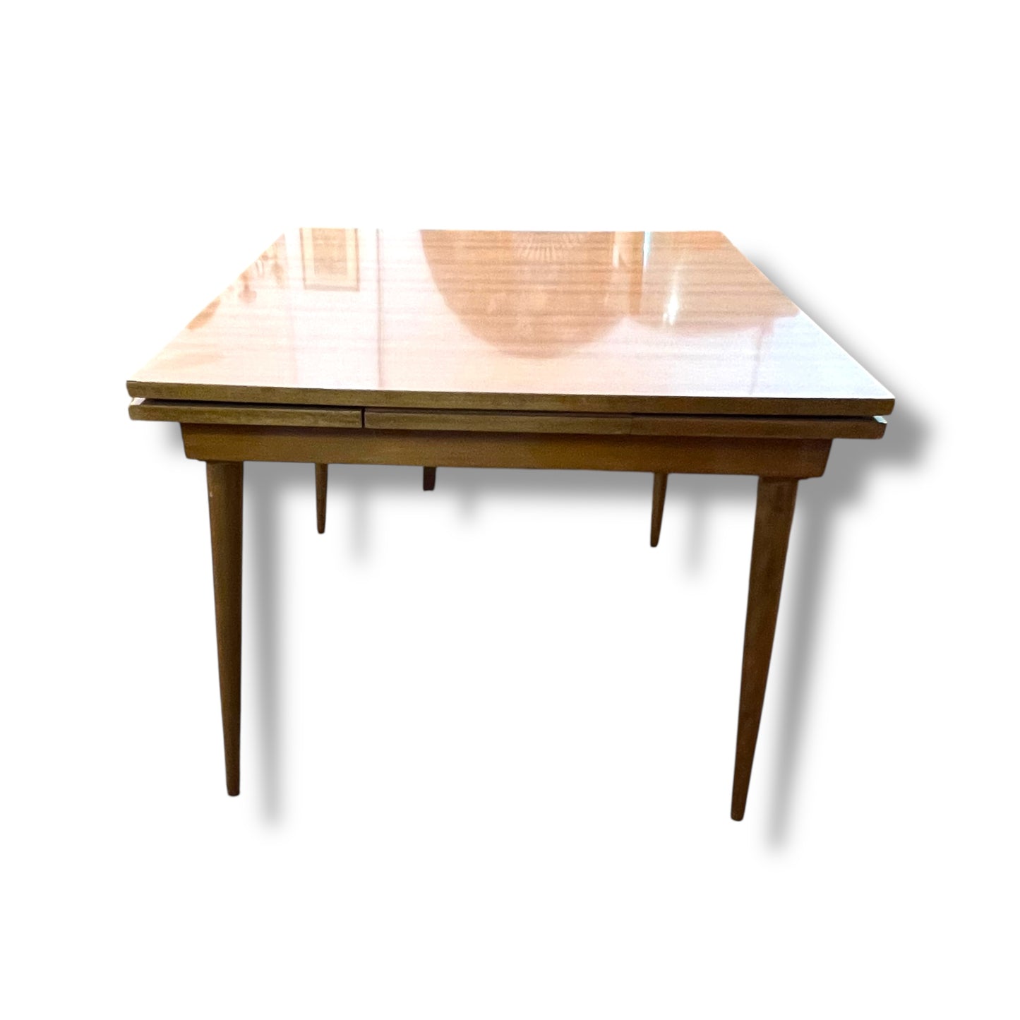 Extendable Dining Table; laminate top