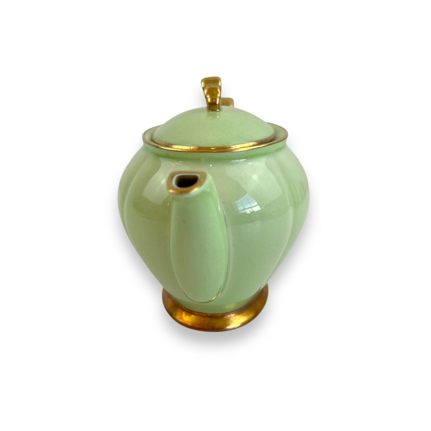 Corningware Green & Gold Teapot