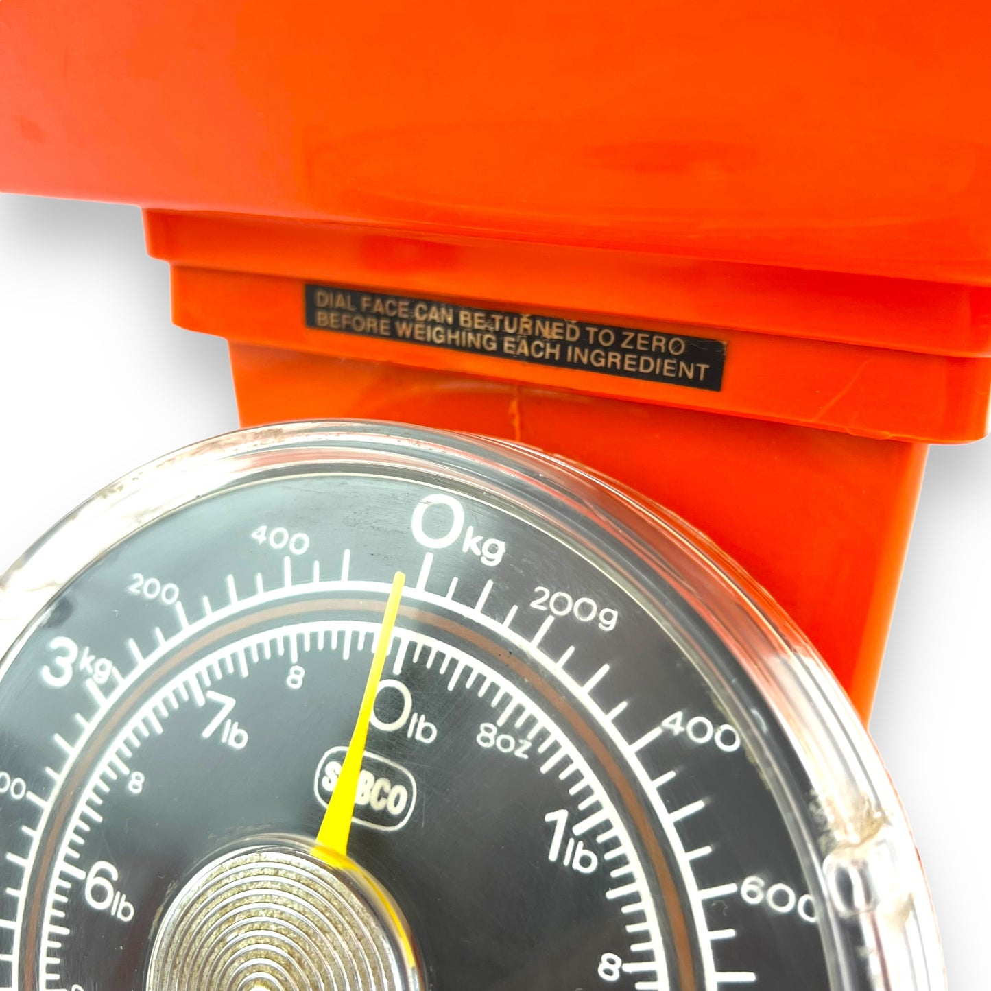 Orange Sabco Plastic Kitchen Scales