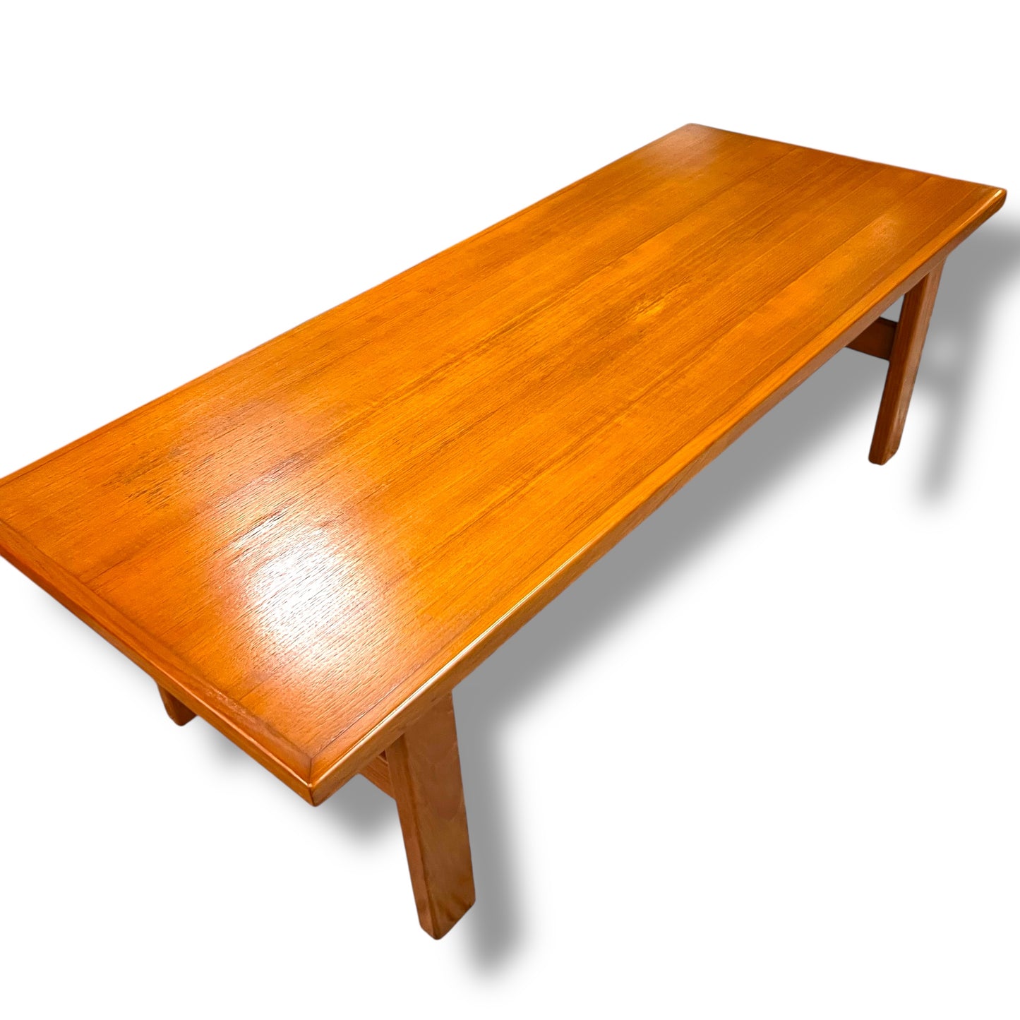 Large Teak Rectangle Coffee Table
