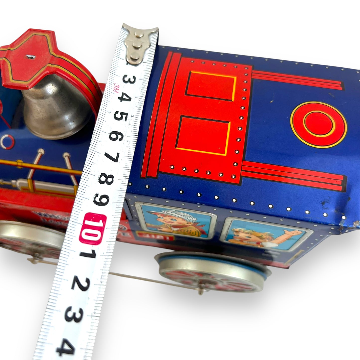 “Whoo-Whoo Locomotive” Tin Toy Train with Bell