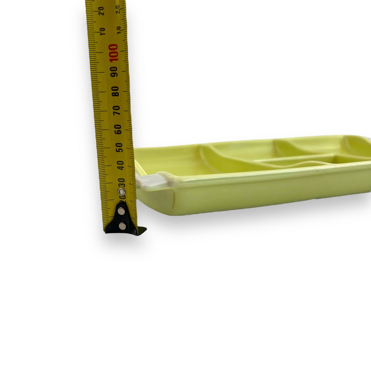 Poole Pottery Divided Serving Tray Plate – Green Mid-Century Ceramic Platter, England