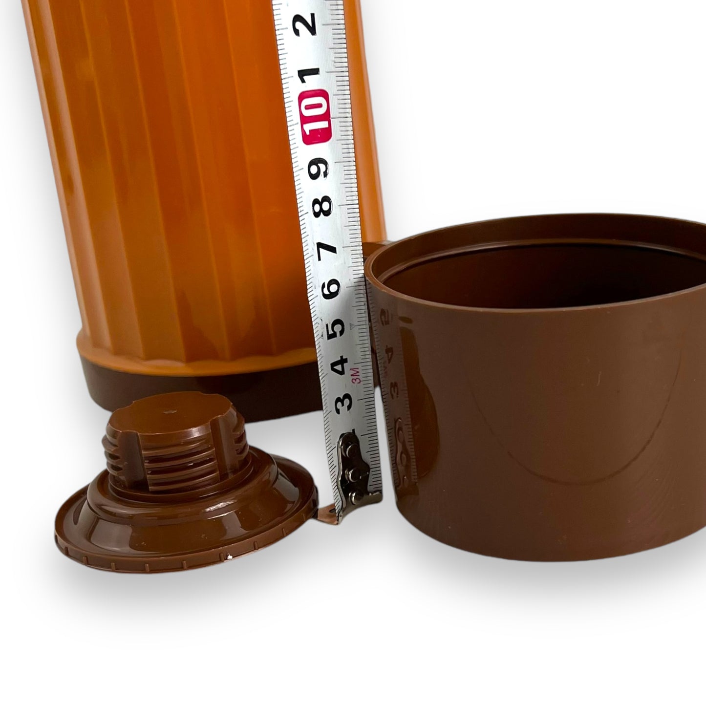 Aladdin Brown Plastic Thermos Vaccum Bottle