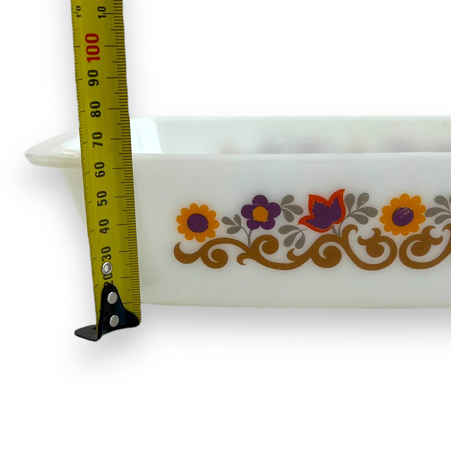 JAJ Pyrex England Briarwood Colourful Flower casserole dish and lid