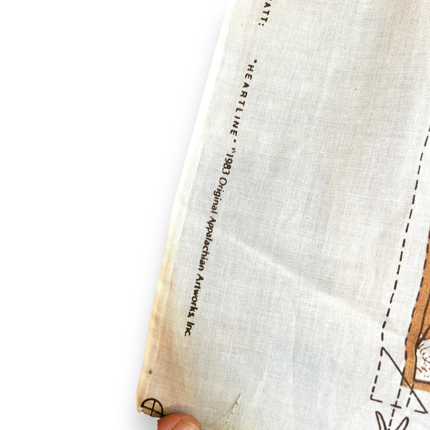 Vintage cabbage patch cut and stuff DIY pillow fabric