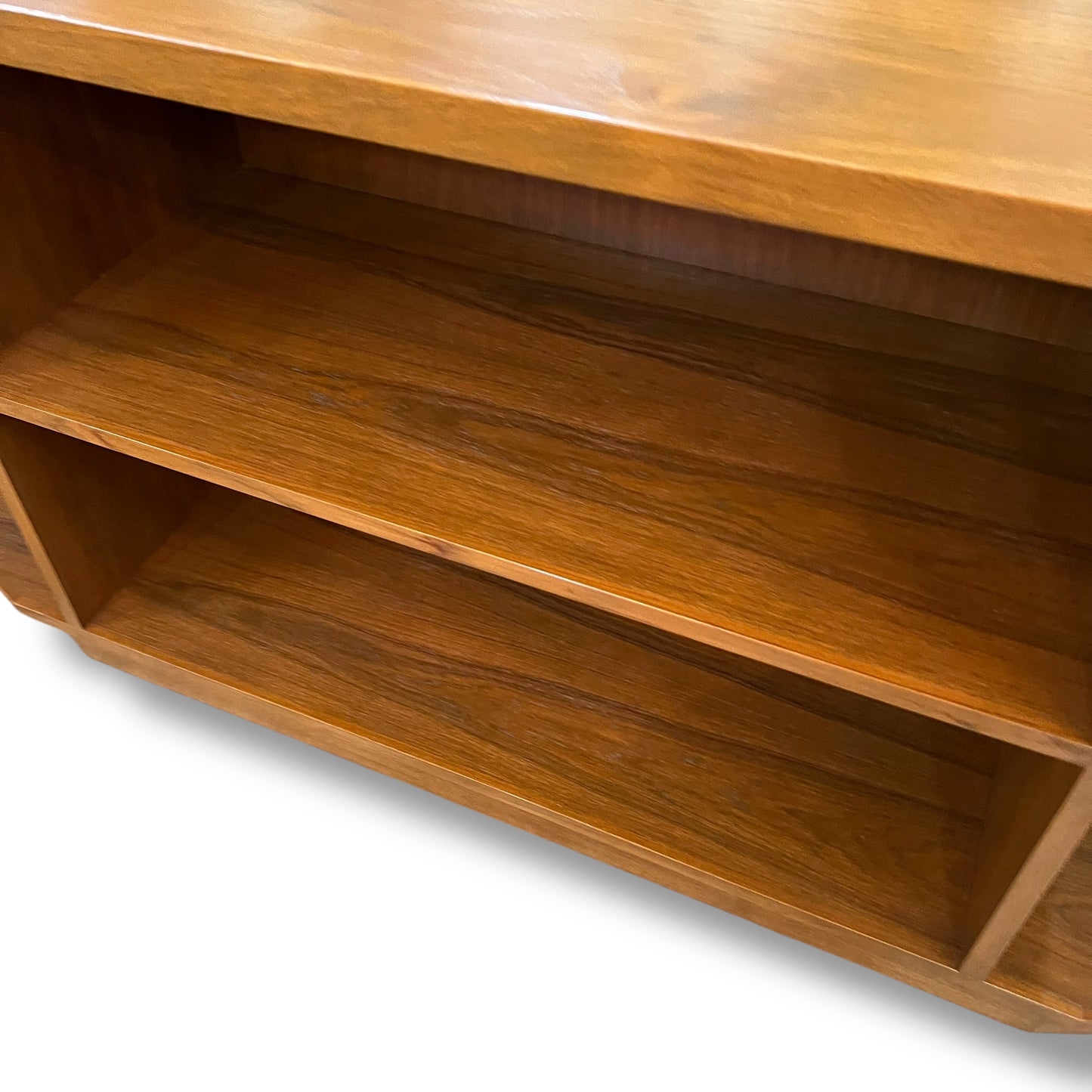 Teak Display & Storage Unit – Open Shelf Sideboard