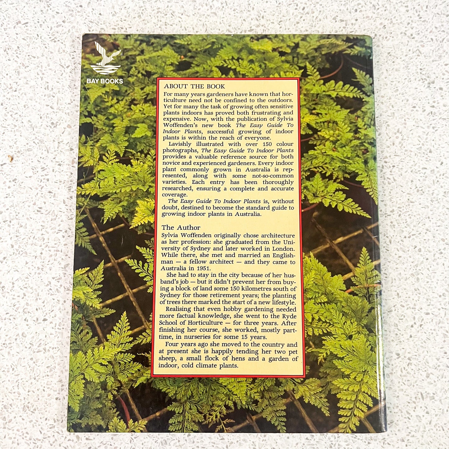 The easy guide to indoor plants soft cover book - By Sylvia Woffenden