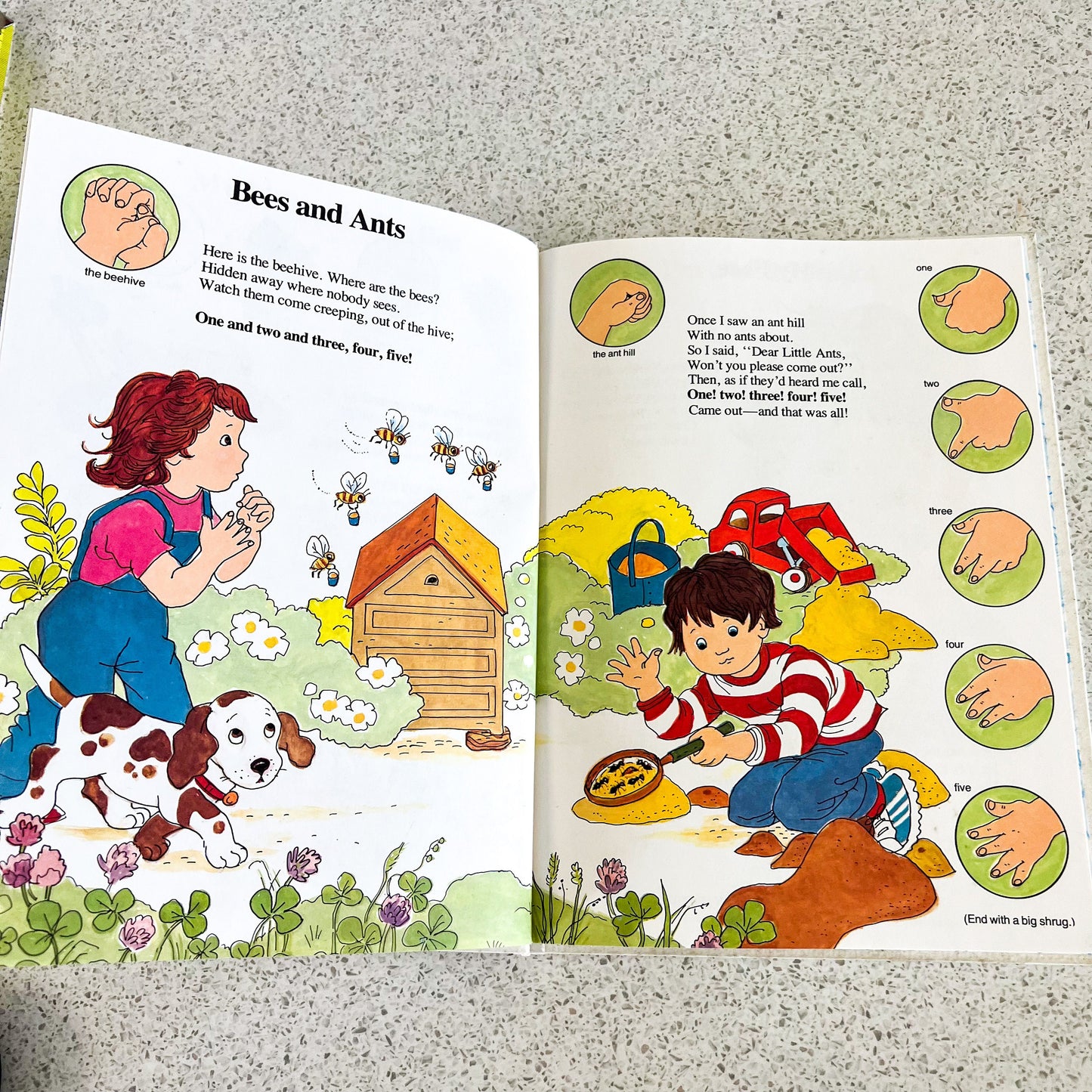 Ten Little Fingers Ten Little Toes illustrated by Vivienne DeMuth Childrens Book 1979
