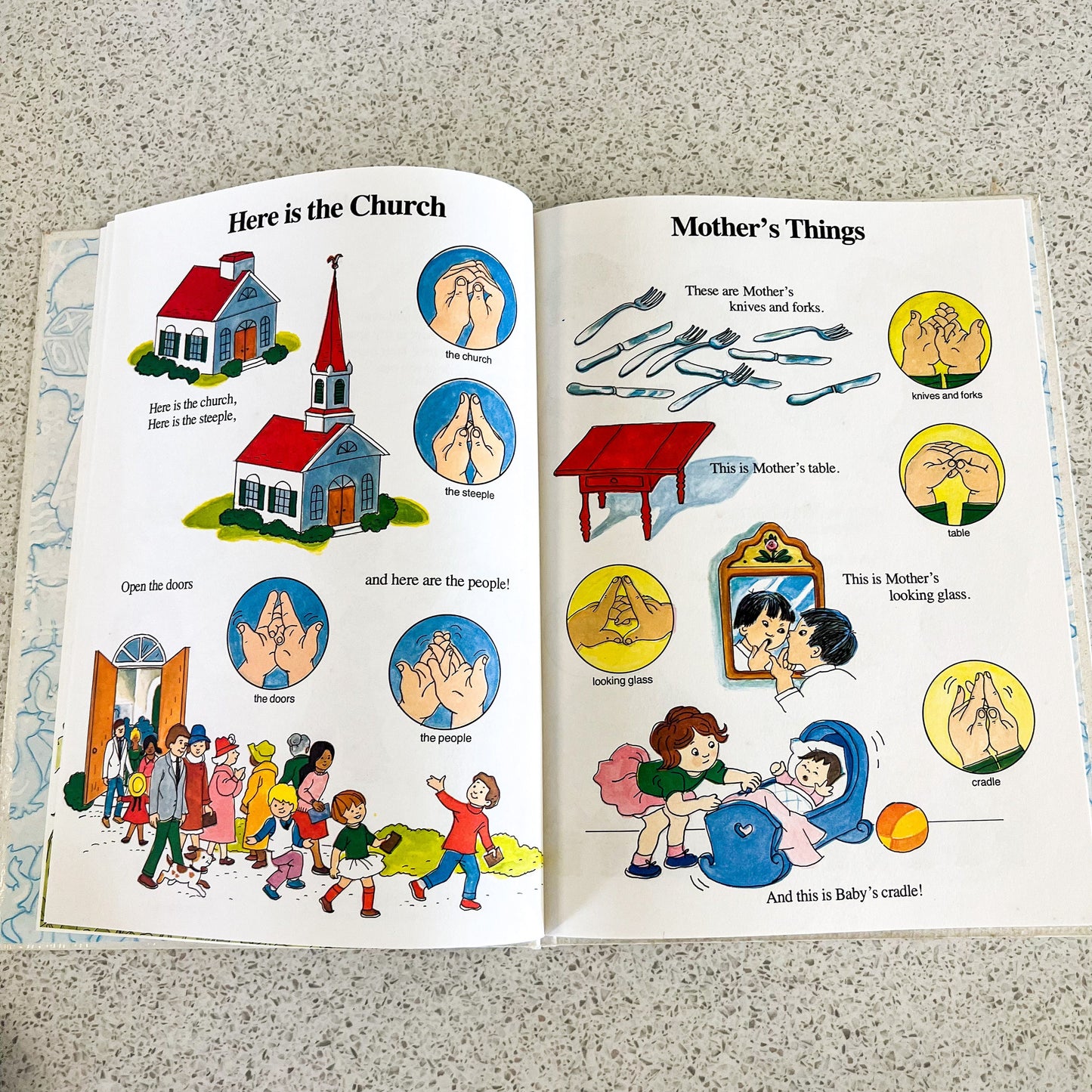 Ten Little Fingers Ten Little Toes illustrated by Vivienne DeMuth Childrens Book 1979