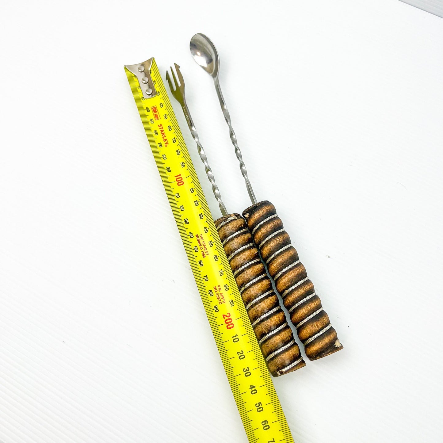 Japanese Wooden Handle Cocktail Utensil Set