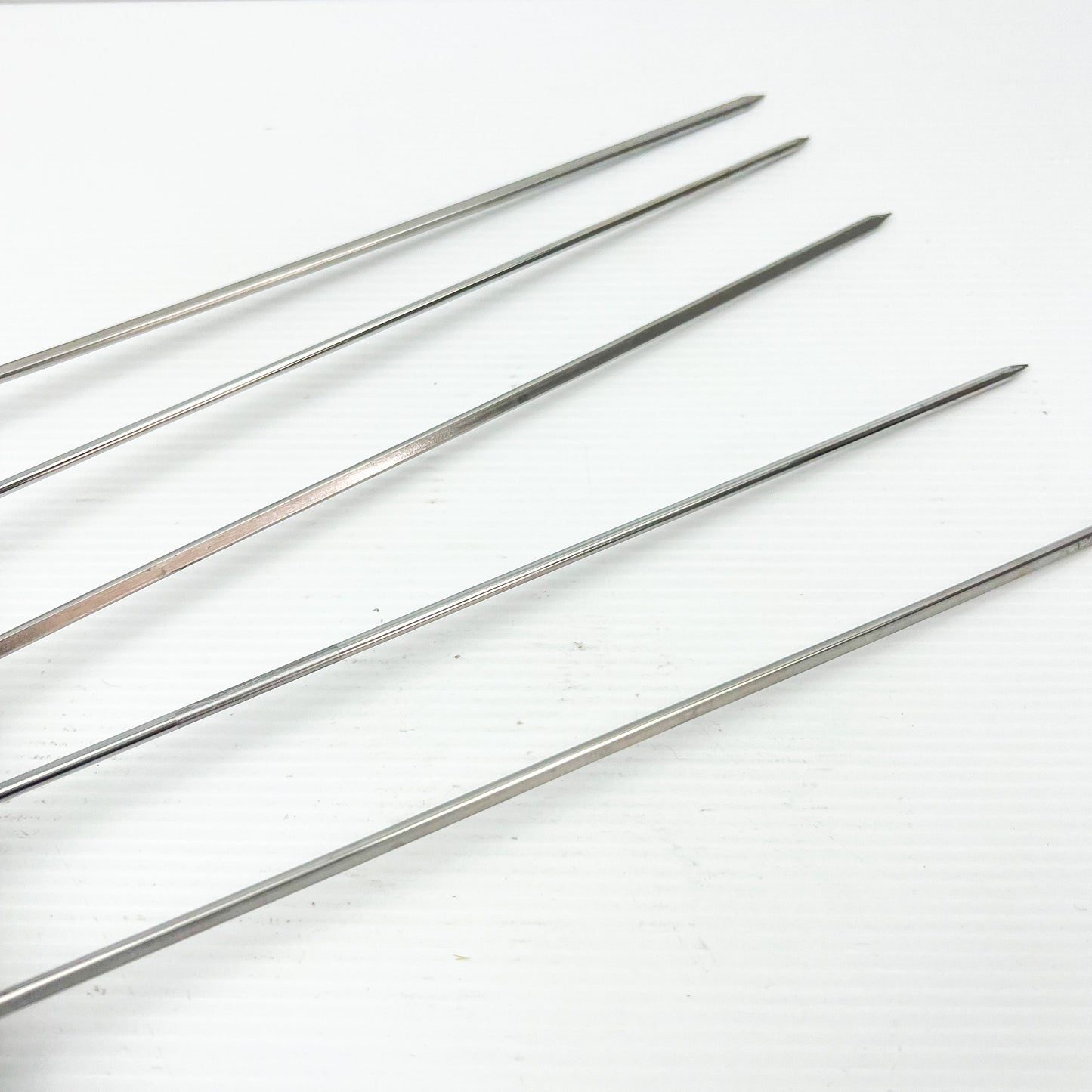 Fondue forks set of 5 wooden handles