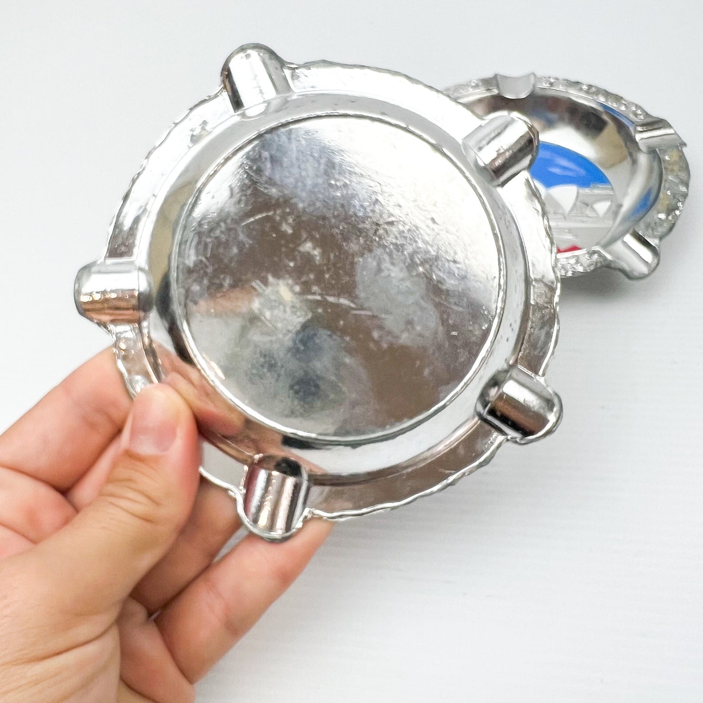 Sydney Opera House Chrome ashtray set of 2