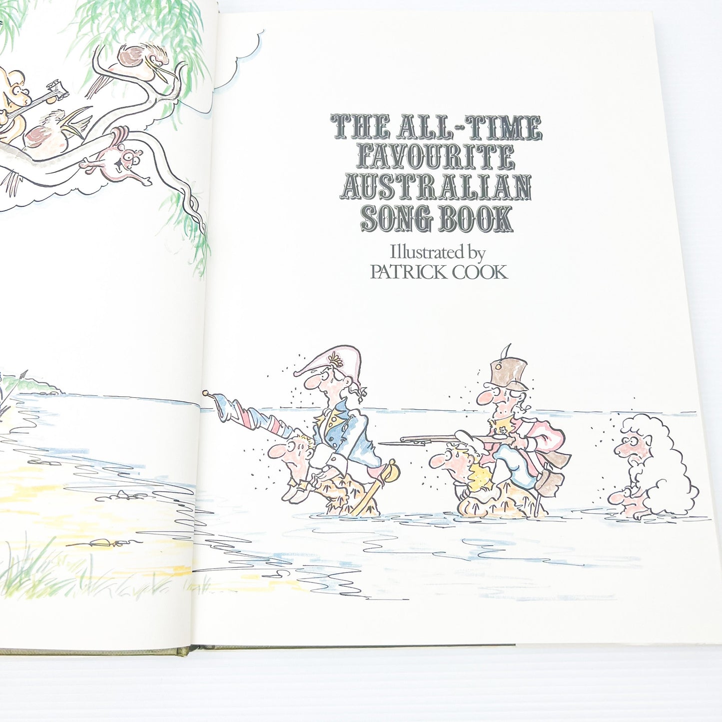 The All Time Favourite Australian Song Book - Illustrated by Patrick Cook