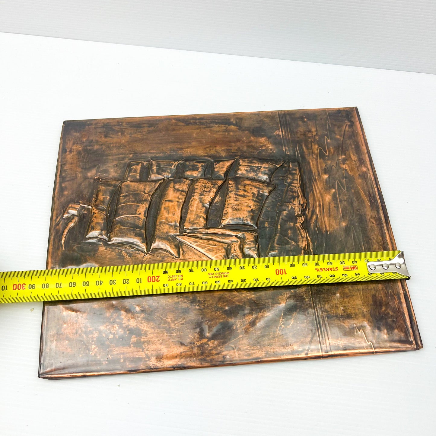 Sailing Ship Pressed Metal Artwork
