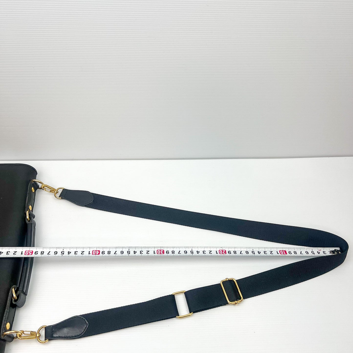 Pierre Cardin Black Leather Trim Side Satchel Bag