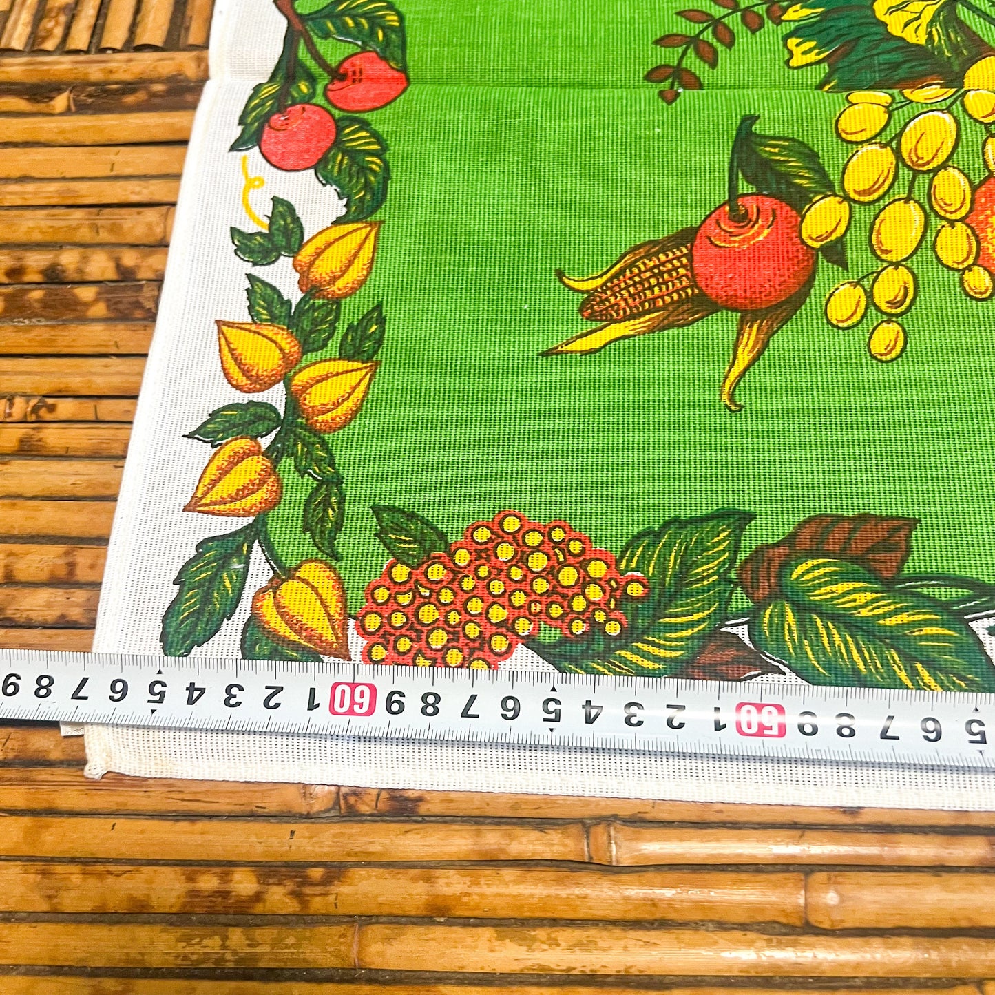 Retro Fruit Tea Towel - 100% Cotton Made in Brazil