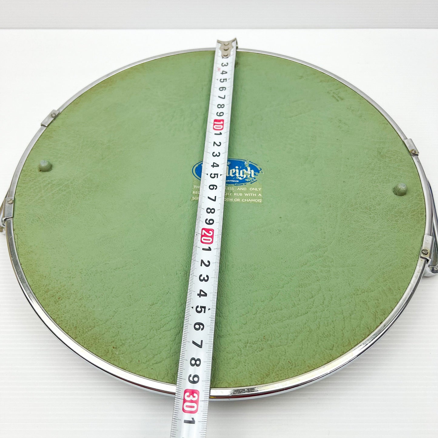 Vintage Ranleigh Stainless Steel Round Drink Tray - Made in Australia
