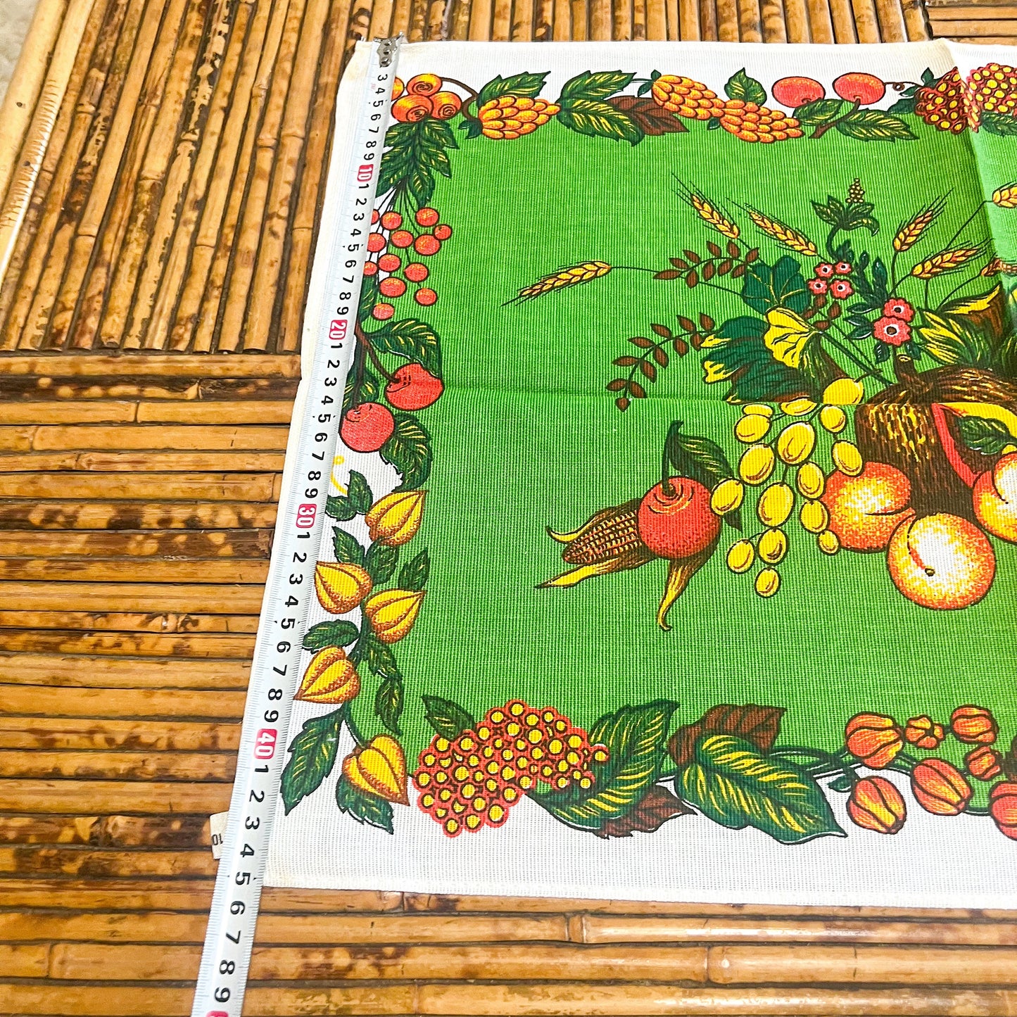 Retro Fruit Tea Towel - 100% Cotton Made in Brazil