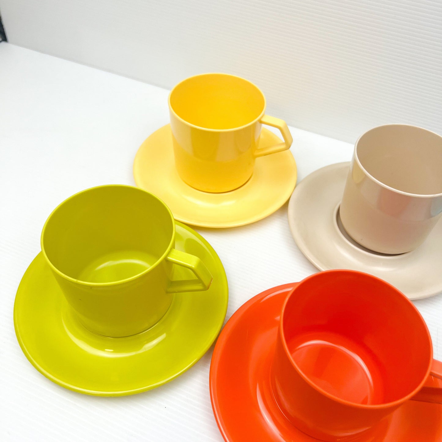Marquis Plastic Cup & Saucer Set - Made in Australia