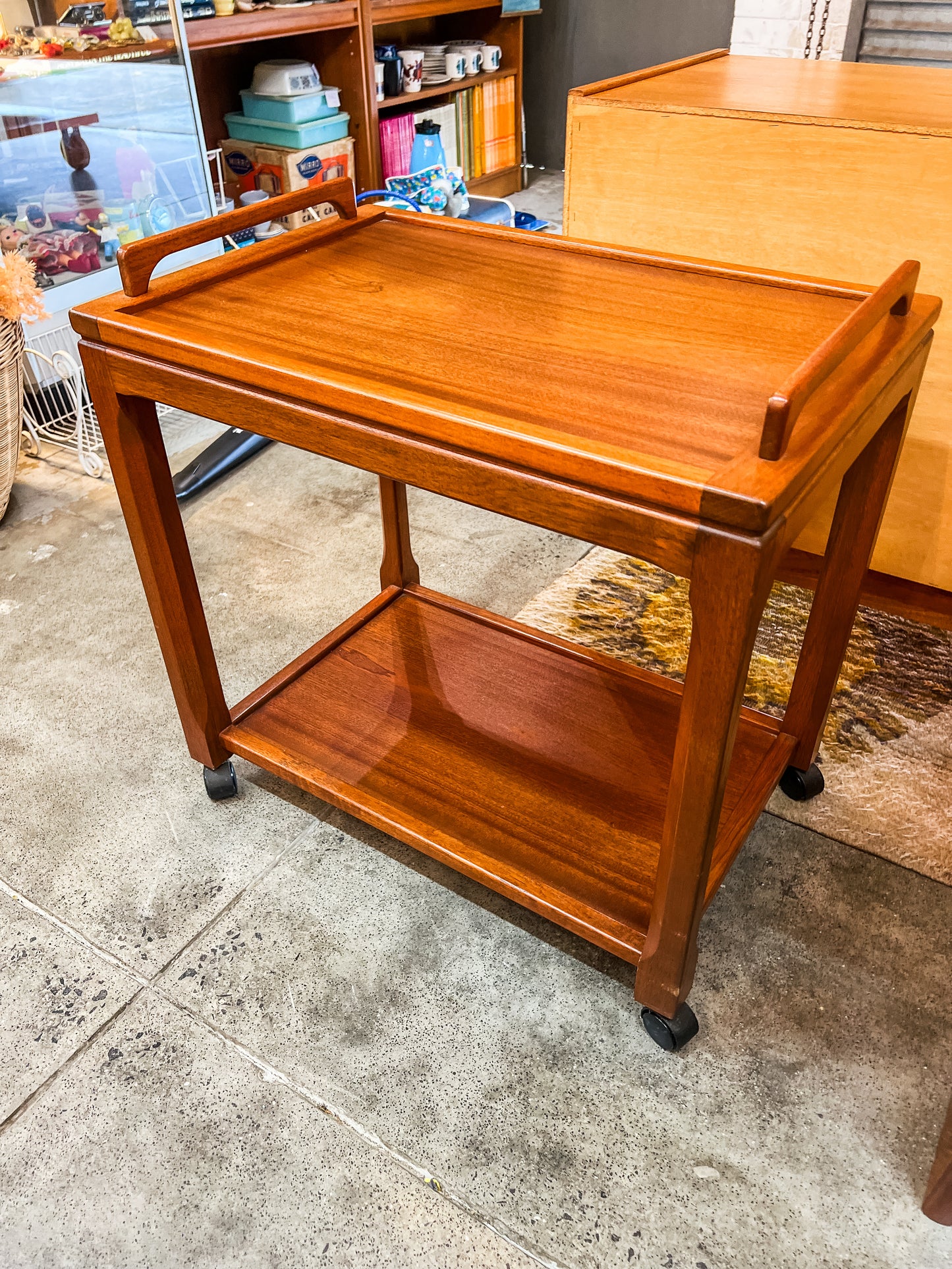 Noblett Timber Serving Trolley / Drinks Cart