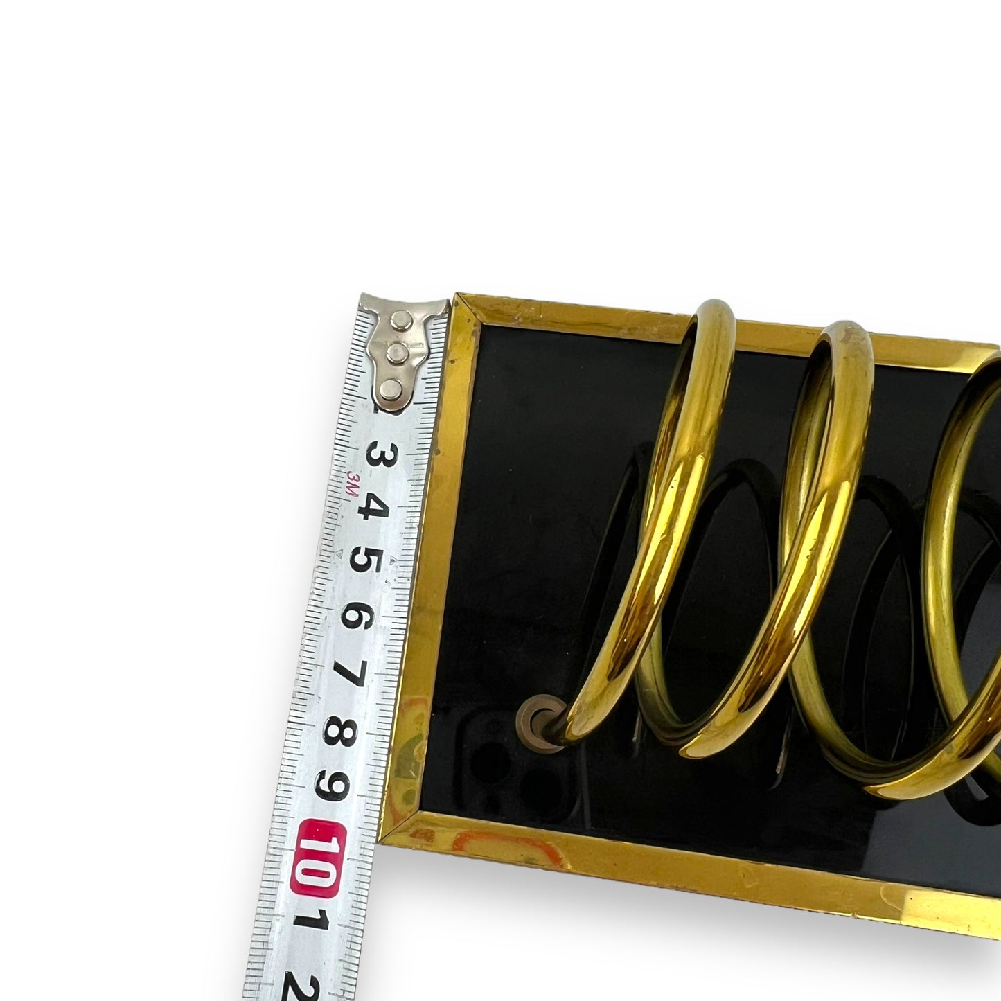 Gold & Black Metal Napkin Spiral Holder